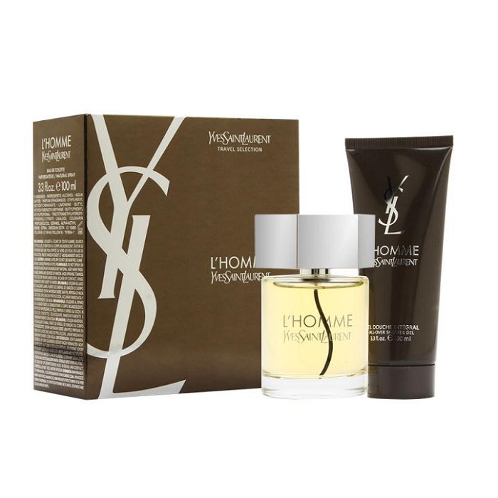 YSL L'Homme Gift Set - 3.3oz Eau De Toilette Spray and 3.4oz Shower Gel